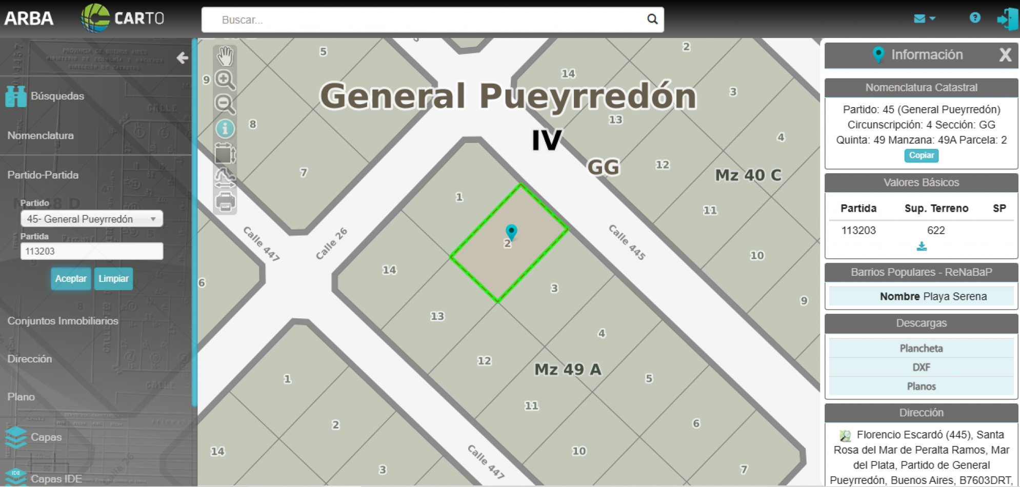 VENTA TERRENO de 600 METROS CUADRADOS A 400 METROS de la RUTA y CERCA de AQUOPOLIS