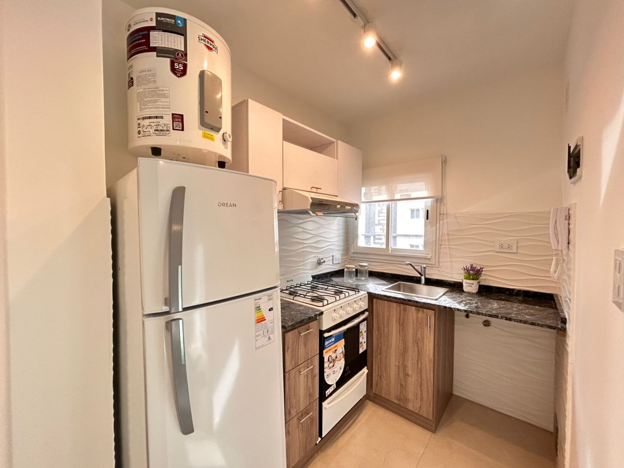 VENTA 1AMB RECICLADO BALCON MUEBLES Y ARTEFACTO A ESTRENAR 