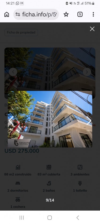 VENTA 3AMB EXCELENTE CALIDAD GUEMES A ESTRENAR COCHERA 