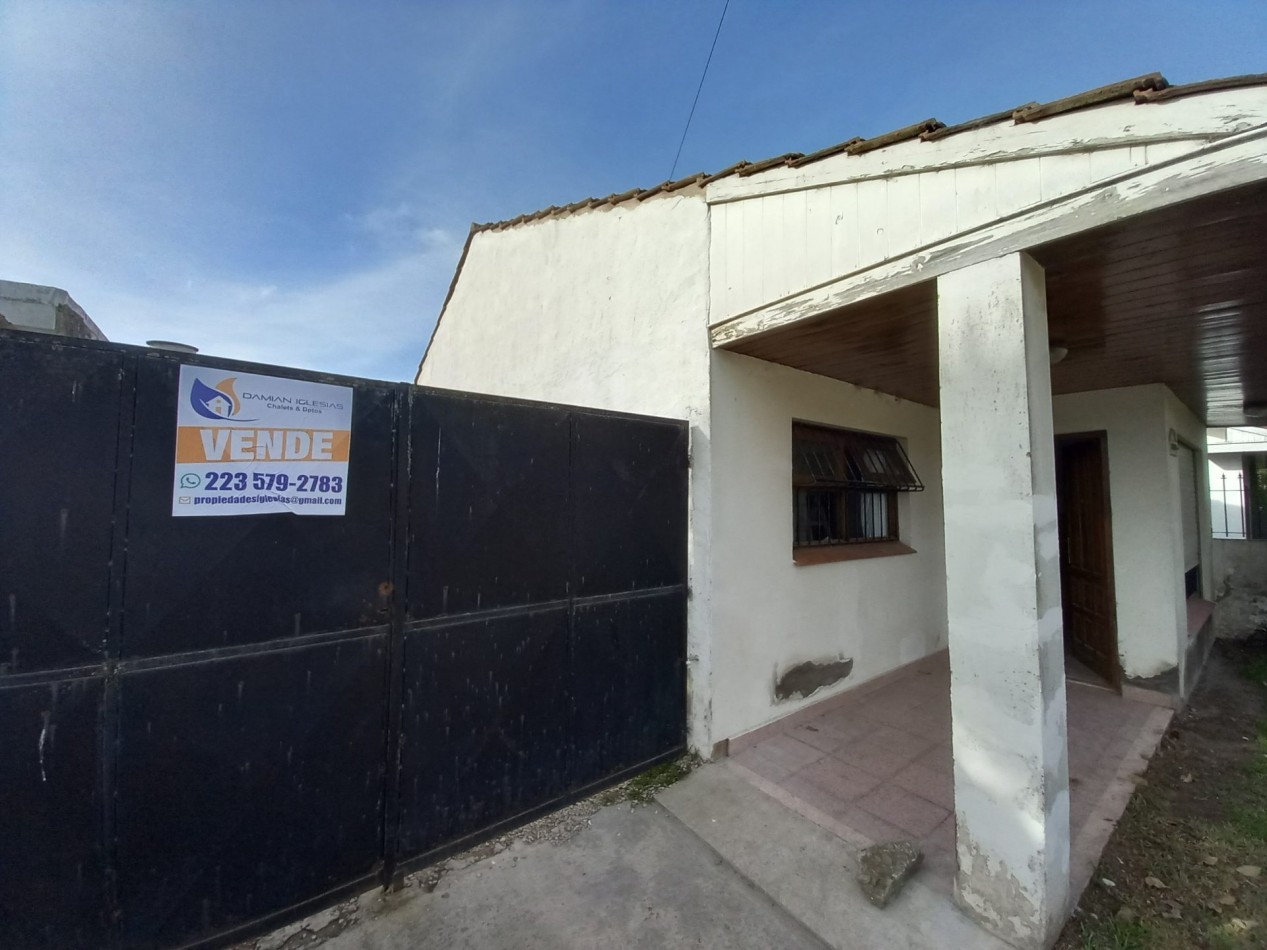 CASA 3AMB APTO CREDITO PERMUTA con GALPON PARQUE LOTE PROPIO