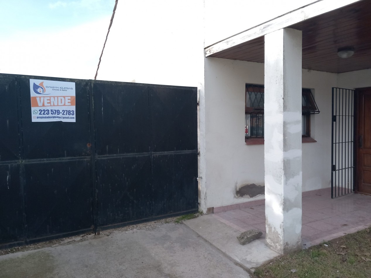CASA 3AMB APTO CREDITO PERMUTA con GALPON PARQUE LOTE PROPIO