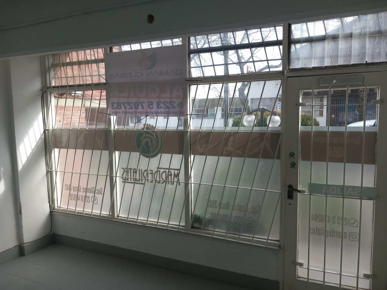 ALQUILER LOCAL FRENTE VIDRIADO BERNARDO DE IRIGOYEN 