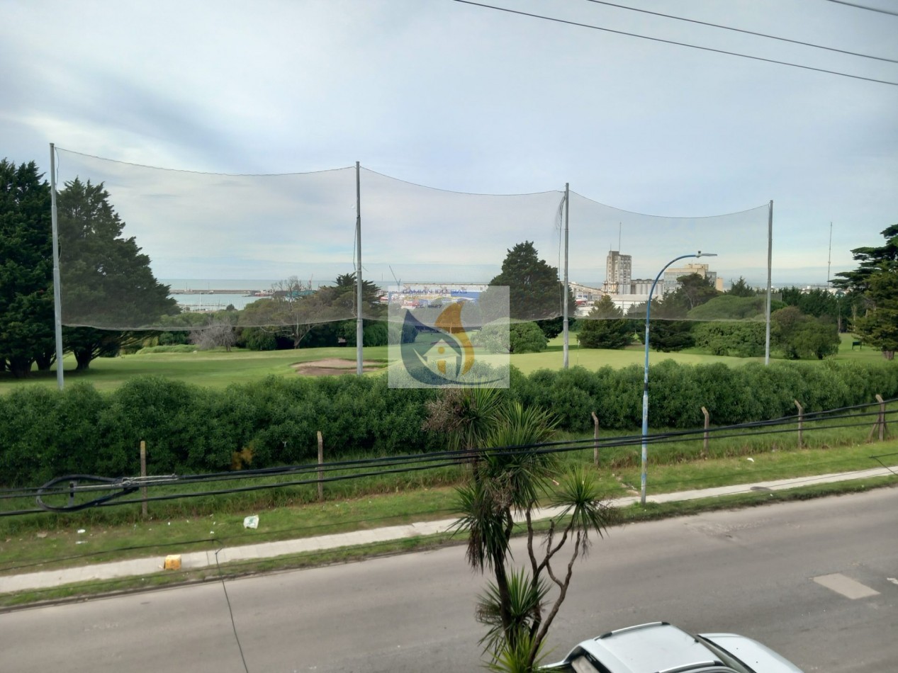 ALQUILER 3AMB ORIGINAL COCHERA 1° PISO por ESCALERA VISTA AL MAR GOLF 