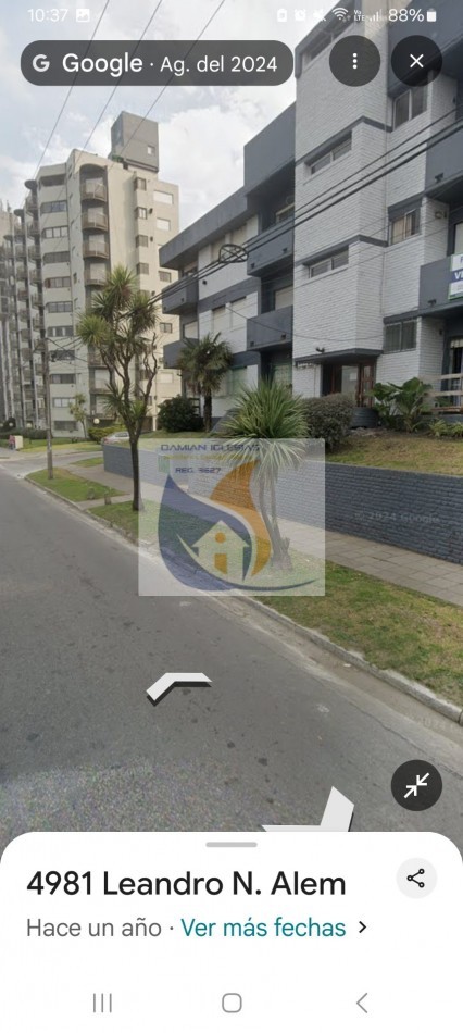 ALQUILER 3AMB ORIGINAL COCHERA 1° PISO por ESCALERA VISTA AL MAR GOLF 