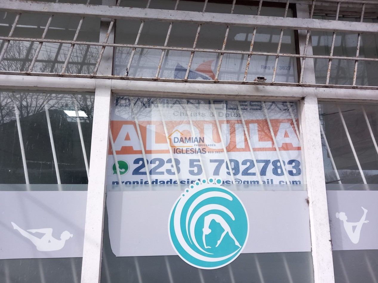 ALQUILER LOCAL FRENTE VIDRIADO BERNARDO DE IRIGOYEN 